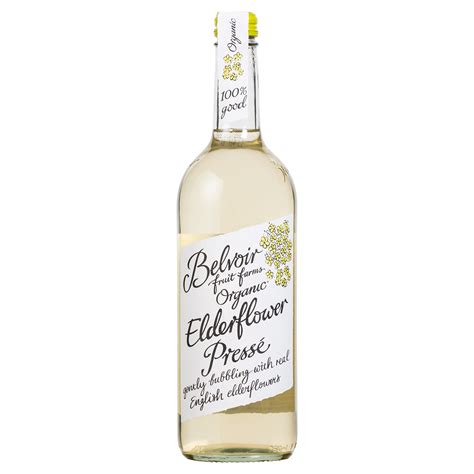 Grossiste Boisson Pétillante Bio Fleur de Sureau 75cl BELVOIR FARM