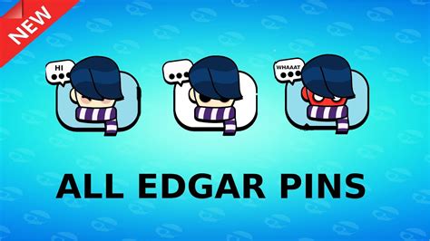 All EDGAR Pins Brawl Stars YouTube