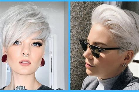 Rock Your Silver Locks With Stunning Pixie Haircuts For White Hair