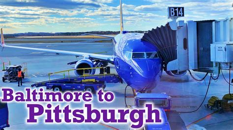 Full Flight Southwest Airlines B737 800 Baltimore To Pittsburgh BWI