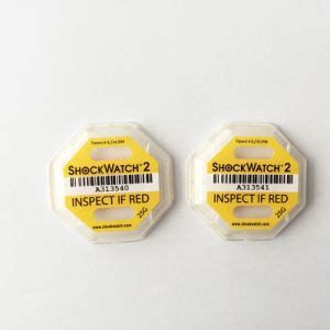 China Self Adhesive Stickers Shock Indicator - China Shockwatch 2, 10 G ...