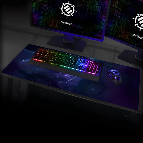 Mousepad Profesional Pentru Gaming Baza Cauciucata Spatiu Cosmic