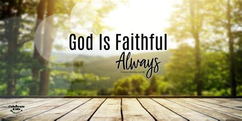 As God Is Faithful — Peace in Christ
