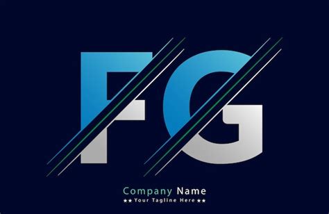 Premium Vector Fg Letter Logo Design Vector Template