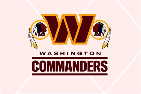 Washington Commanders Digital Design Svg Png Pdf And Dxf Etsy