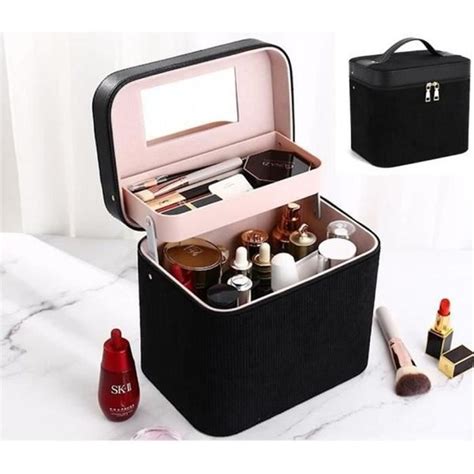 Musekey Mallette Maquillage Cosmétique Vanity Rigide Case Trousse de