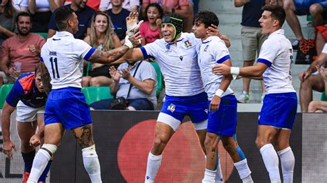 Mondiali Di Rugby 2023 Oggi Italia Uruguay Formazione E Orari Tv