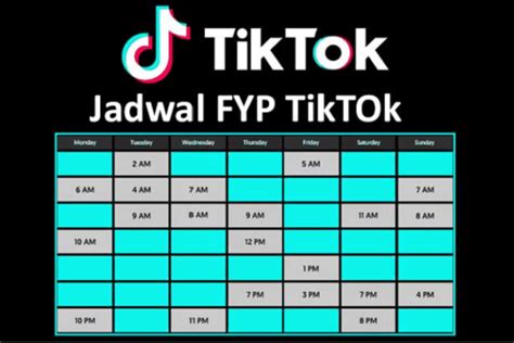 Jadwal Fyp Tiktok 2024 Hari Ini Jam Dan Hastag Terbaik