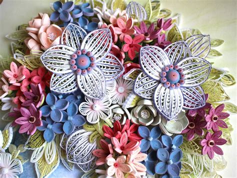 Quilling Flowers Designs