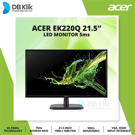 Jual Monitor Led Acer Ek Q Inch Led Acer Ek Q Inch