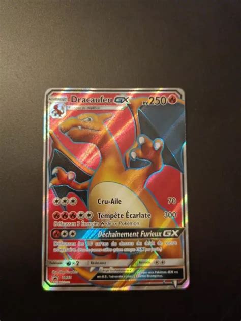 CARTE POKÉMON DRACAUFEU GX SM60 Full Art EUR 6 90 PicClick FR