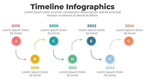 Vektor infografik timeline vorlage geschäftskonzept Premium Vektor