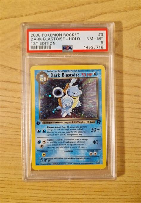 Pokemon Dark Blastoise PSA 8 First Edition Kaufen Auf Ricardo