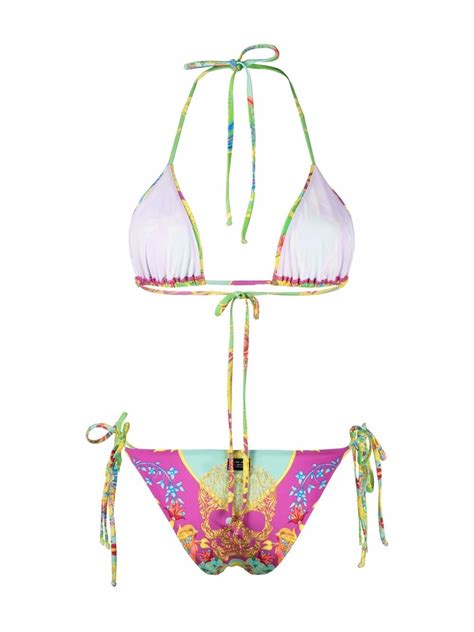 Philipp Plein New Baroque Triangle Bikini Farfetch