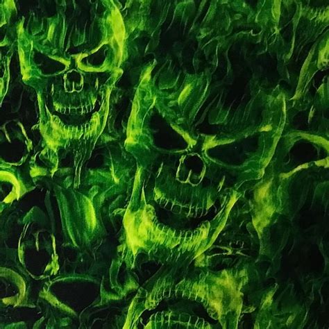 Discover More Than Green Fire Skull Wallpaper Latest In Coedo Vn