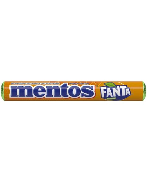 Caramelo Mentos Fanta Sabor Naranja X Piezas