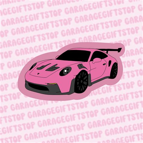 Cute Pink European Car Stickers, Porsche Decal, Mclaren Decal, Audi ...