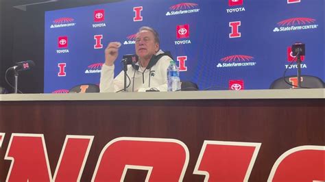 Tom Izzo Post Game Illinois Youtube