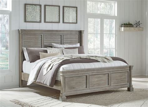 Ashley Furniture Moreshire Bisque California King Panel Bed Ez