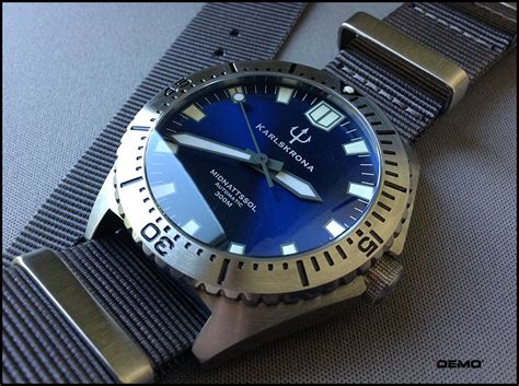 Sold Karlskrona Midnattssol Bllue Diver Watchuseek Watch Forums