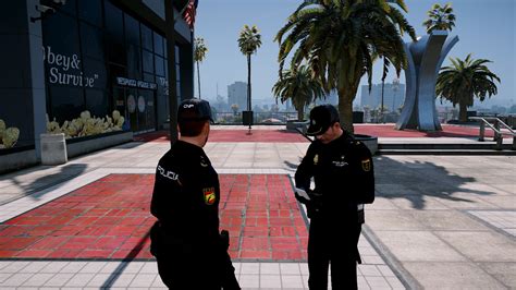 Uniform Policía Nacional UPR CNP Spanish Police GTA5 Mods