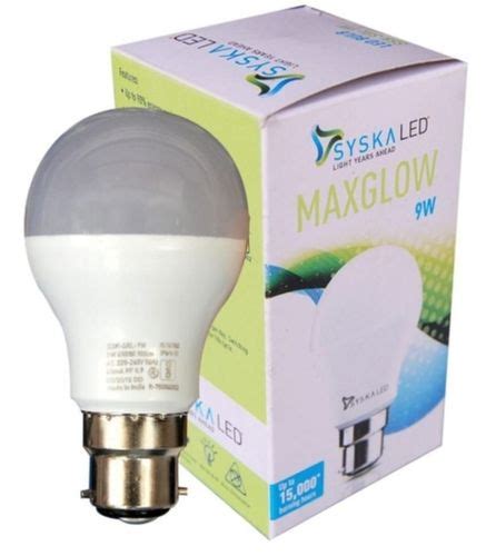 7 Watt Light Weight Long Lifespan And Energy Efficient Syska Led Bulb