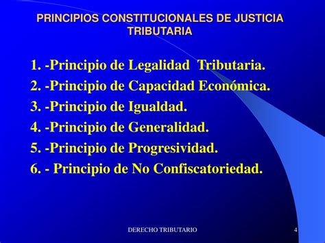 PPT TEMA 4 EL DERECHO TRIBUTARIO El Tributo PowerPoint Presentation