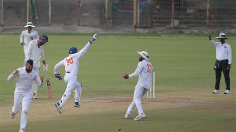 Ranji Trophy Highlights Day Semifinal Vidarbha Beats Mp By