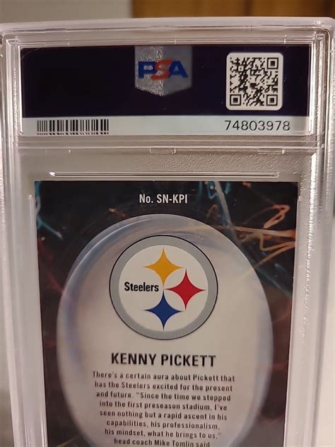 Panini Contenders Supernatural Silver Sn Kpi Kenny Pickett