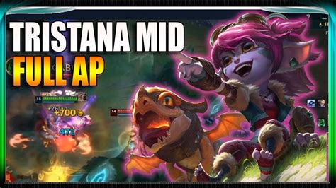 ESTE CAMPEÓN FULL AP TIENE MUCHO DAÑO gameplay TRISTANA AP MID