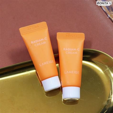 🧡laneige Radian C Cream 7ml ขนาดทดลอง มอยส์เจอไรเซอร์ บำรุงผิวหน้า