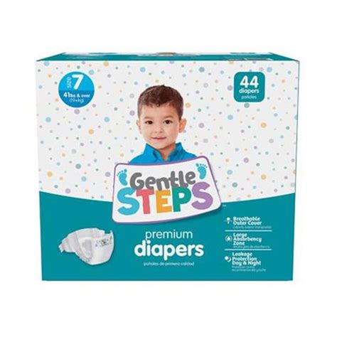 Gentle Steps Junior Club Baby Diaper Size 7 44ct Dollar General