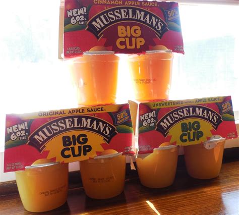 Musselman S Big Cup Applesauce Review And Giveaway The Nutritionist Reviews