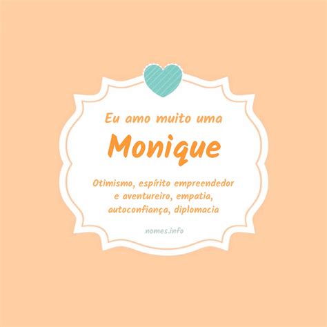 Significado Do Nome Monique - Significado do nome Monique