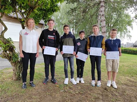 Remise des prix de la course aux nombres Collège du Houlme