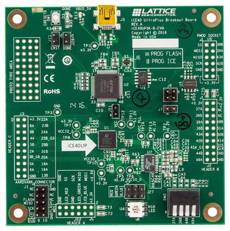 ICE40UP5K B EVN Lattice Semiconductor Breakout Board ICE40 Ultraplus