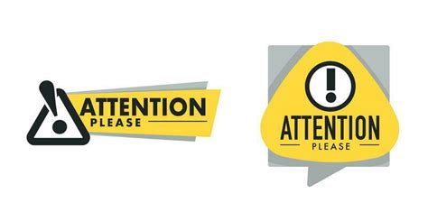 Attention Logo Vector Art Icons And Graphics For Free Download