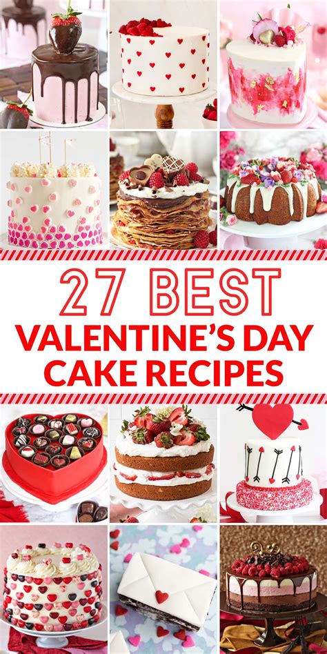30 Romantic Valentines Day Cake Recipes Sugarhero
