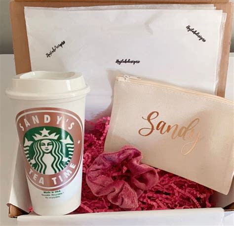 Personalized Starbucks Hot Cup Bundle Custom Tea Cup Etsy