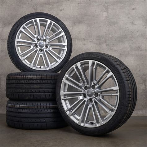 Oem Audi A5 S5 Rims 19 Inch F5 8w B9 Summer Tires 8w0601025cc Silver Wheels