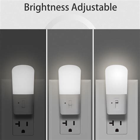 Lohas Dimmable Night Light Plug In Light Dusk To Dawn Daylight K