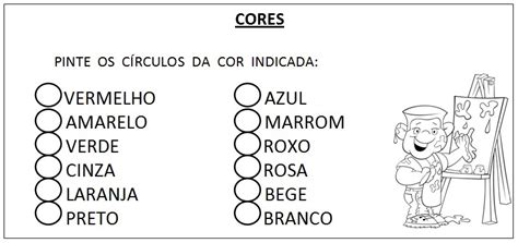 Mundinho Da Criança Alfabetização Atividades Cores