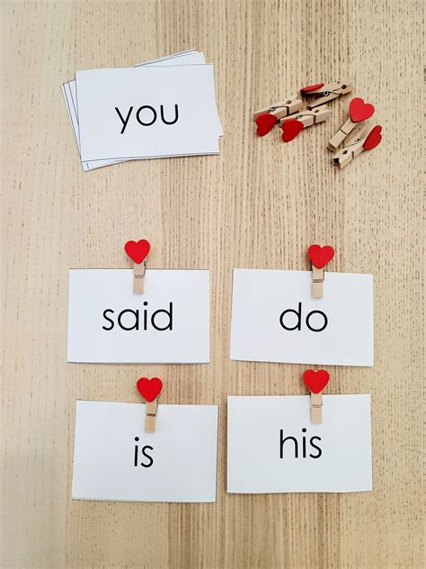 The Heart Word Method For Teaching Sight Words High Frequency Words
