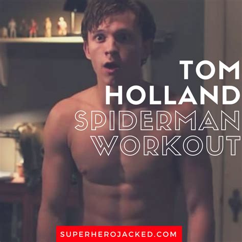 Tom Holland Workout Routine and Diet Plan | Workout routine for men ...