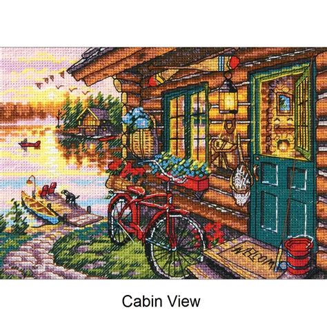 Dimensions Gold Counted Cross Stitch Kit Bayside Cottage Etsy