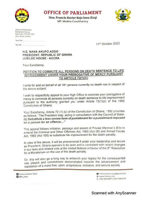 CSOs petition President Akufo-Addo to release prison inmates on death