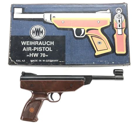 Lot - VTG GERMAN BEEMAN WEIHRAUCH HW70 .177 AIR PISTOL