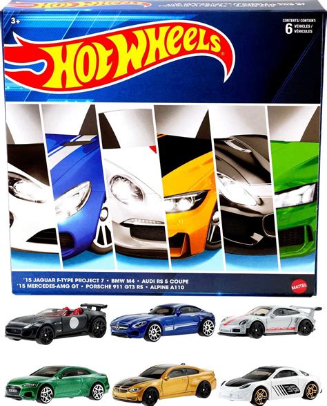 Hot Wheels European Car Culture 6 Pack Of 1 64 Scale Collectible Toy Cars Styles May Vary