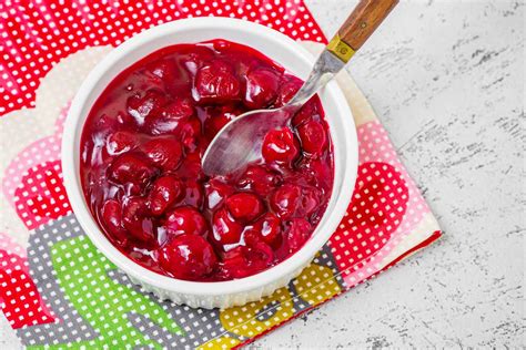 Easy Cherry Sauce Dessert Topping Recipe