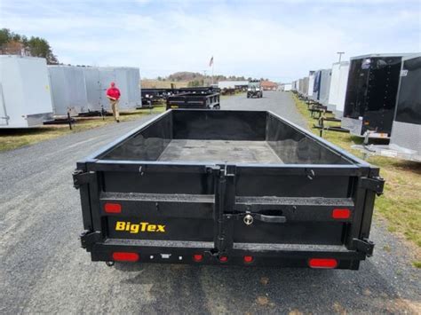 Big Tex Trailers Sr X K Tandem Axle Dump Trailer In